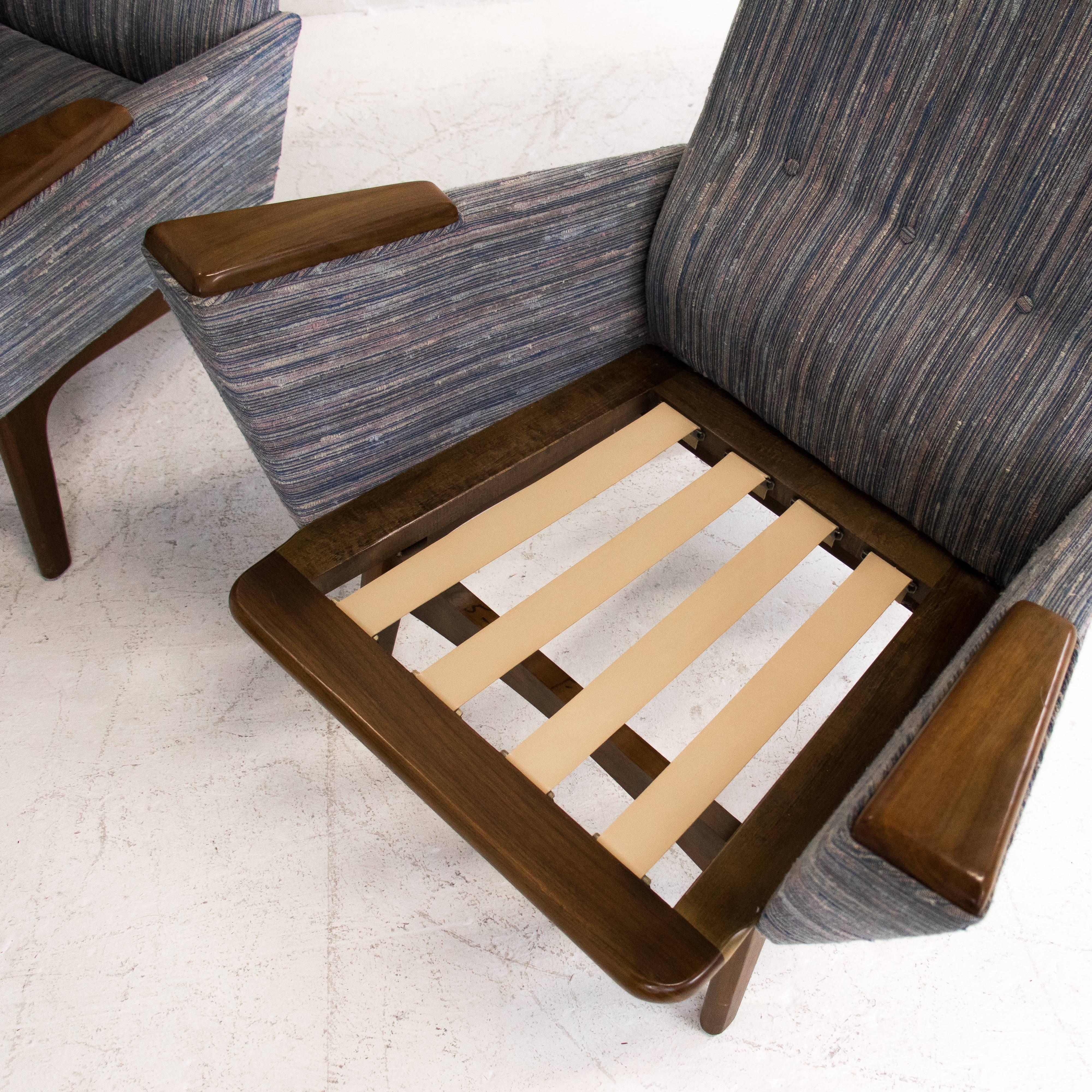 Pair of Slim Jim Lounge Chairs by Adrian Pearsall for Craft Associates 2
