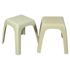 Set of tables / stools SMALL by Castiglioni Gaviraghi and Lanza for Valenti, 80s