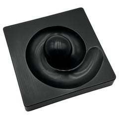 Artemide Spyros Melamine Sculpture in Glossy Black by Eleanor Peduzzi Riva, 70s