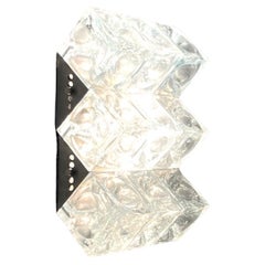 Poliarte Vintage Handmade Glass Light 'Cetusa', Surama design Italy, 1970s
