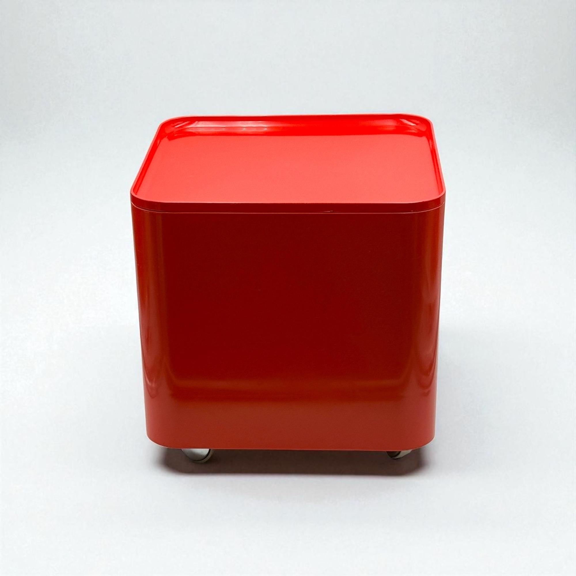 Space Age 70s Table with Storage Compartment DIME by Marcello Siard for Longato For Sale 4