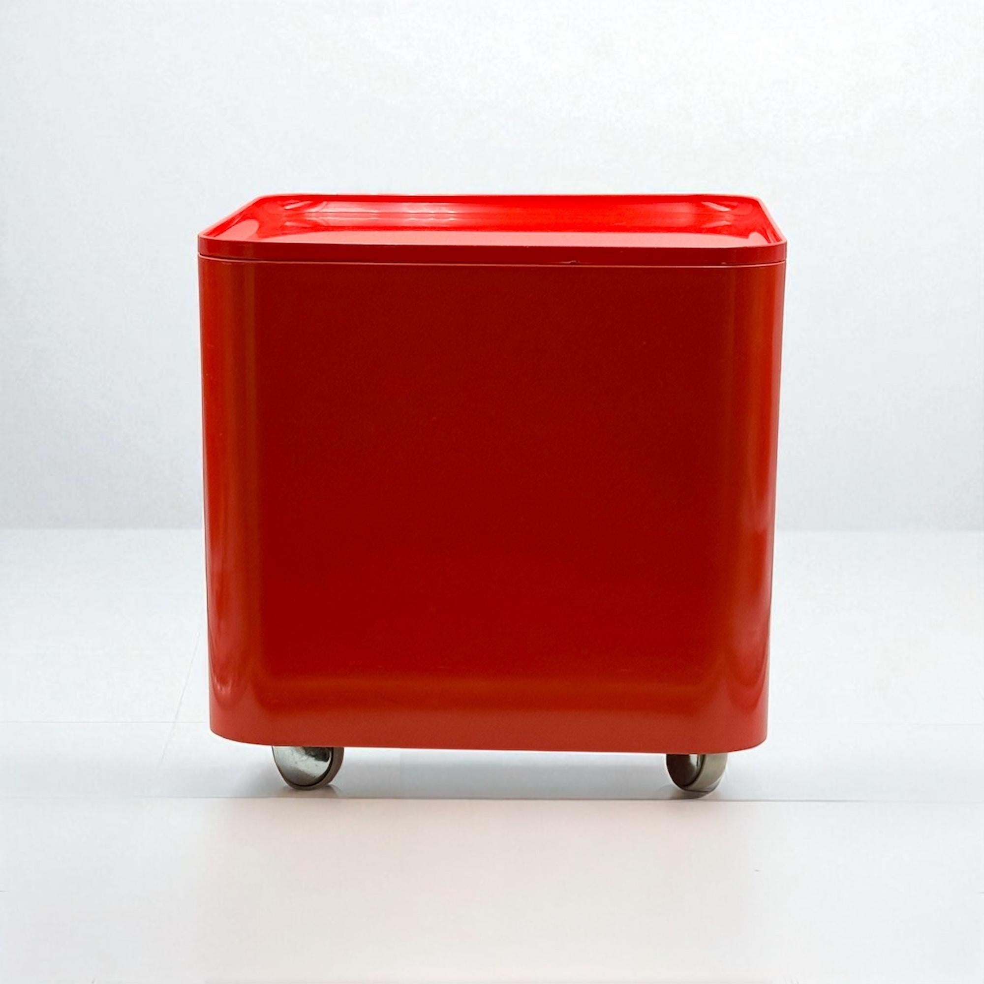 Space Age 70s Table with Storage Compartment DIME by Marcello Siard for Longato For Sale 3