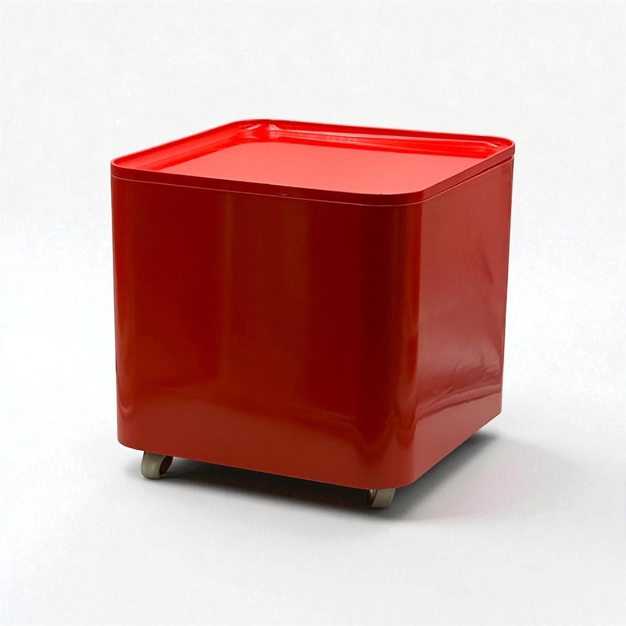 Space Age 70s Table with Storage Compartment DIME by Marcello Siard for Longato For Sale 2
