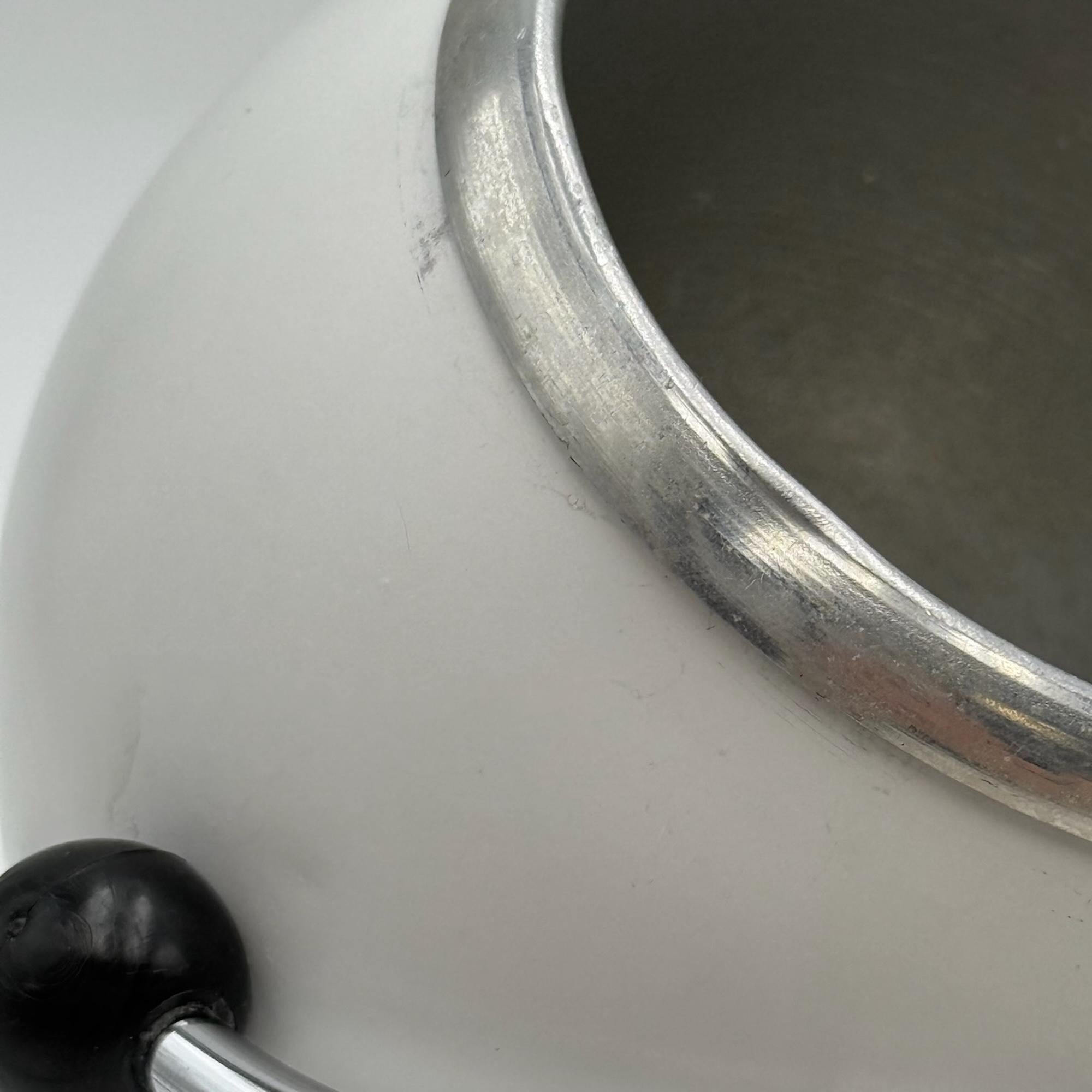 Lámparas Eyeball de los años 70 by Targetti Sankey - Par Ajustable Cromo Blanco en venta 2