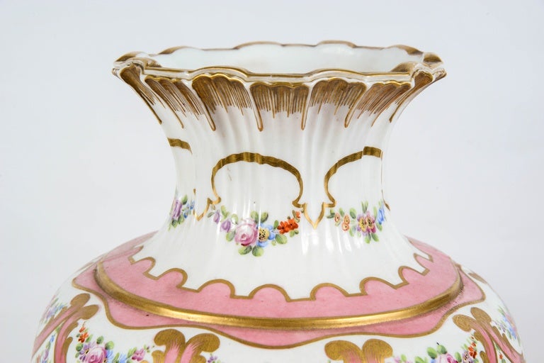 Louis XV Sèvres Porcelain Vase For Sale