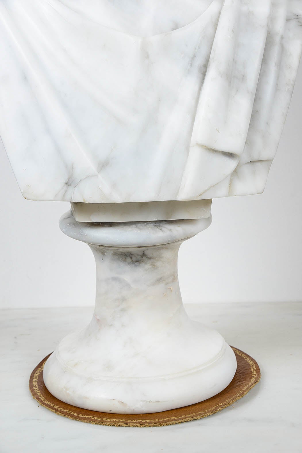 Napoleon III Bust of Sophocle in Alabaster For Sale