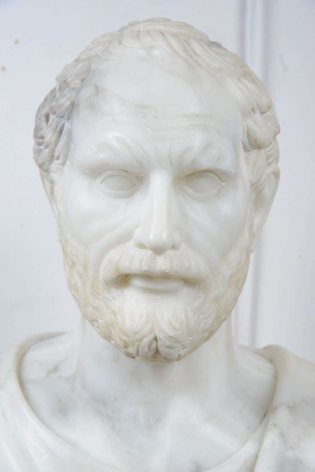 Bust of Sophocle in Alabaster For Sale 1