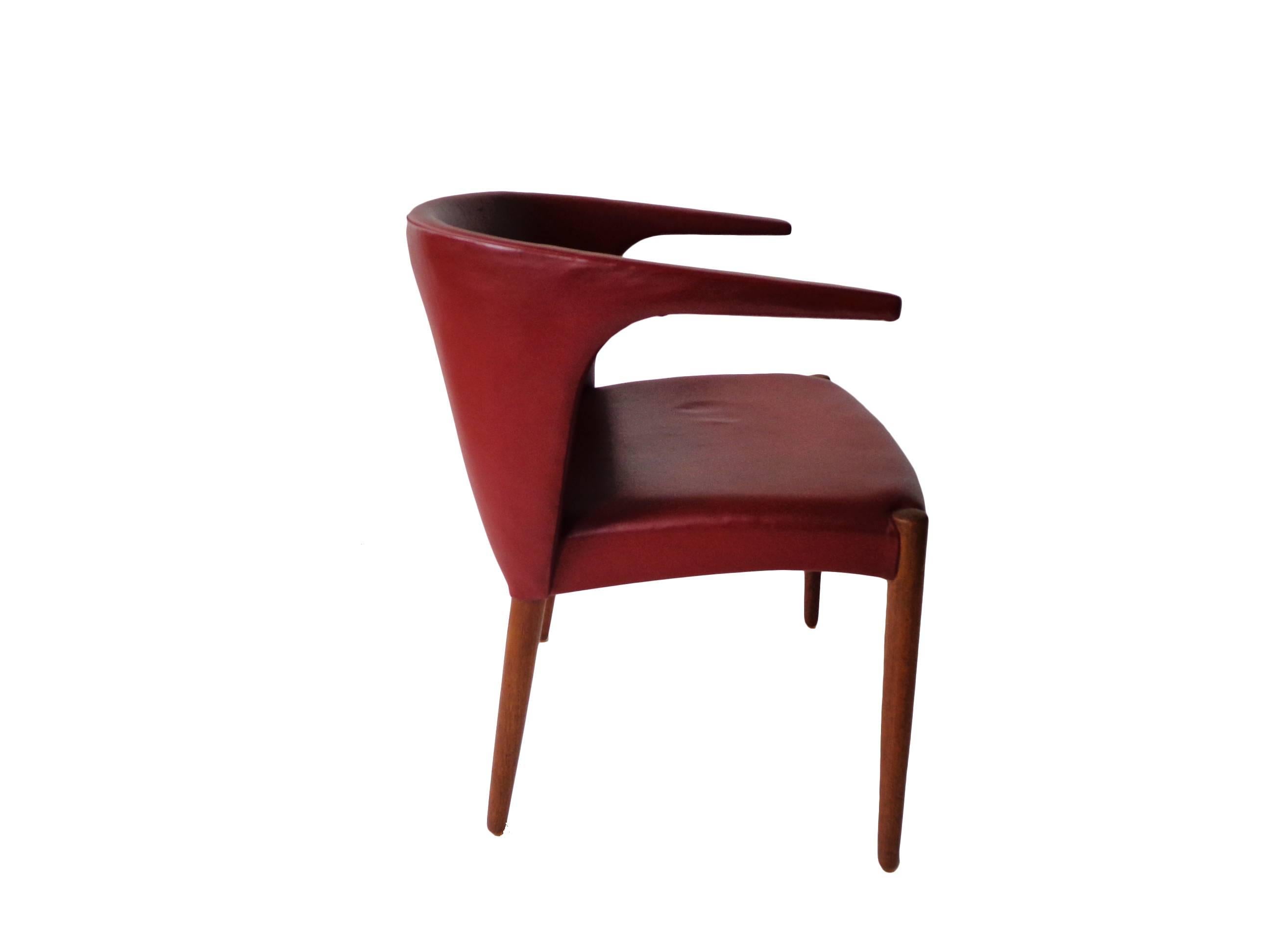 Danish Eskild Pontoppidan Armchair by Ludvig Pontoppidan