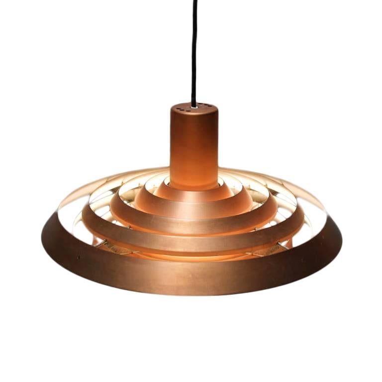 Offerd by Zitzo, Amsterdam: Designed for the Langelinie Pavillion in Copenhagen.

One of the most iconic lamps of Danish design saw the light of day in 1958 when Poul Henningsen (1894-1967) was given the task of designing a chandelier for Langelinie