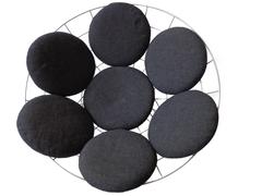 Danish Circular grey Peacock Lounge Chair by Verner Panton for Plus-Linje, 1960s