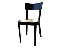 Black lacquered wood Neon Light chair from Horgen Glarus/N2 for Hidden NL