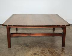 Dux Teak and Sycamore Coffee Table, Sweden, circa 1960