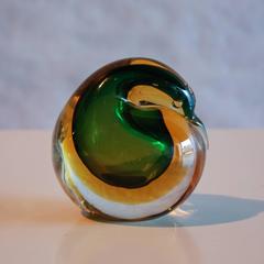 Flavio Poli Murano Art Glass Bird For Seguso Vetri D'Arte, Italy, circa 1950