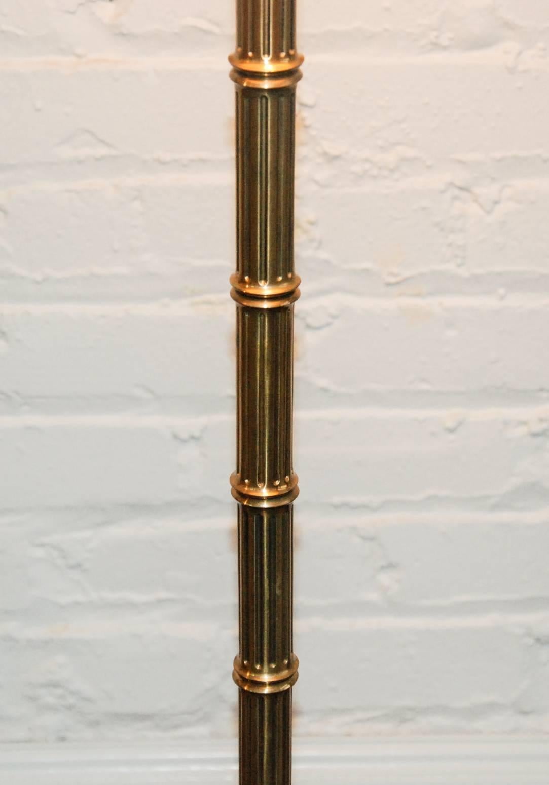 Mid-Century Modern Chapman Cast Brass Vertebrae Floor Lamp, United States, 1976 For Sale
