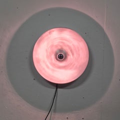 Large disc lamp picked by Charlotte Perriand for Les Arcs, Germany 1960s
