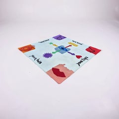 Teppich von Tai Ping Carpets, Design: Jean Charles Castelbajac, Thailand 1985