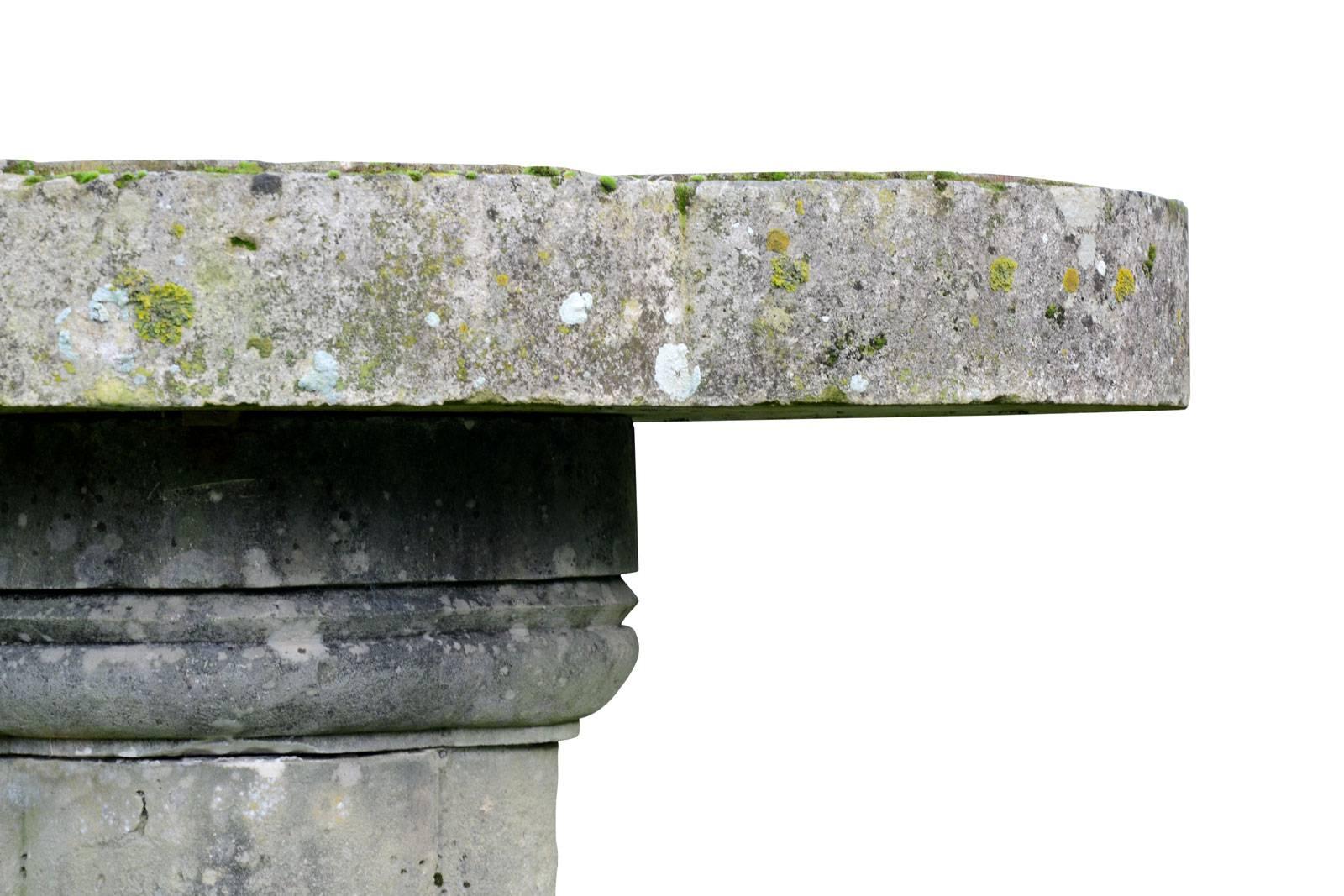French Stone Garden Table, circa 1820