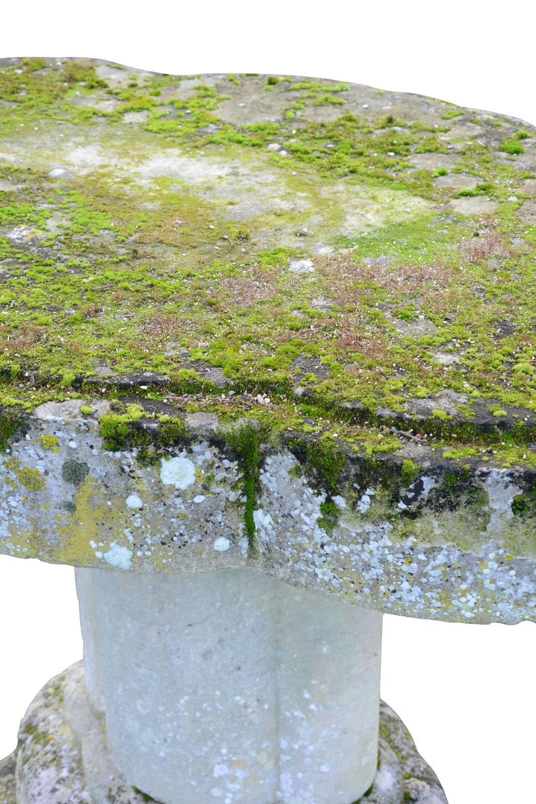 Restauration Stone Garden Table, circa 1820