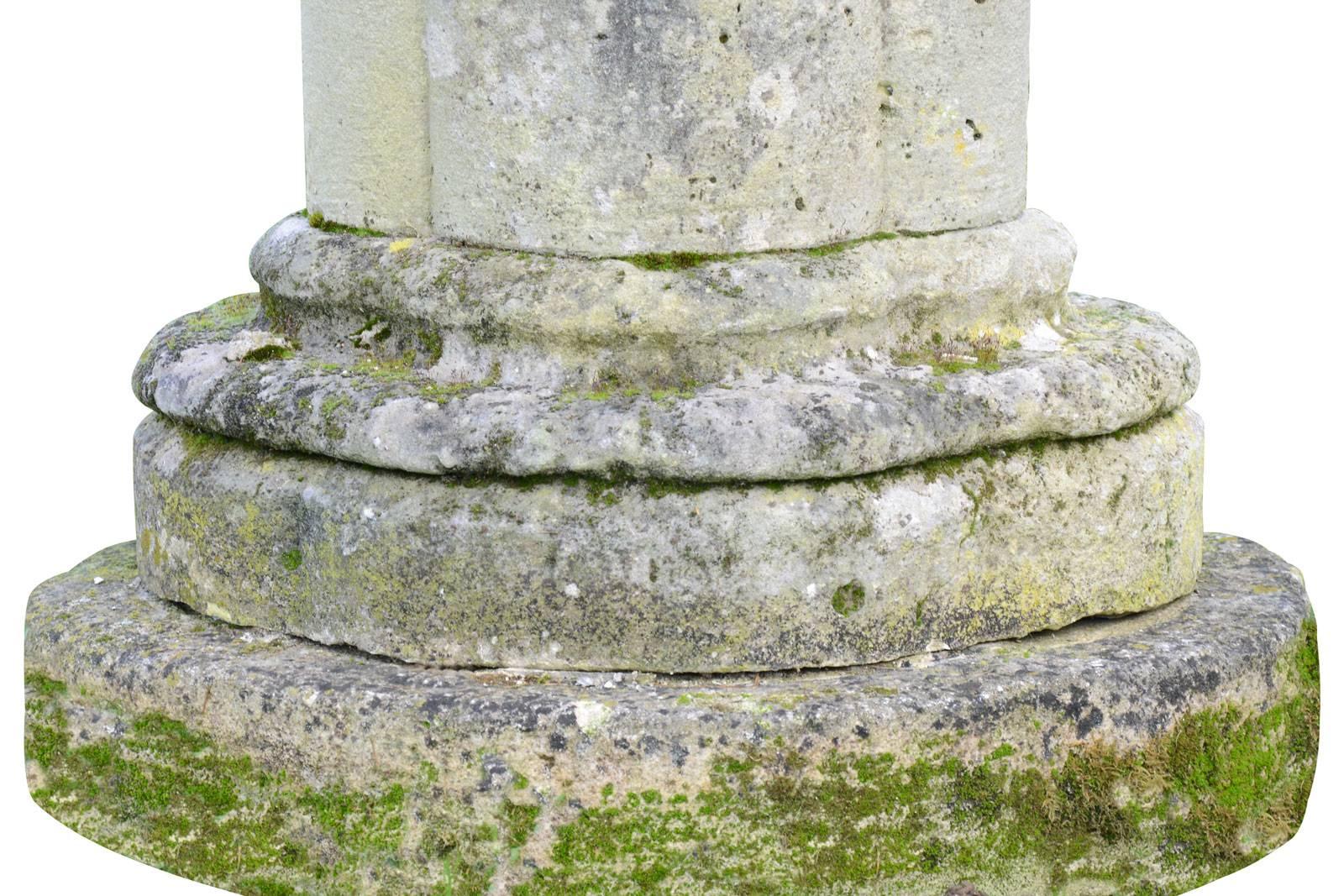 Carved Stone Garden Table, circa 1820