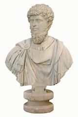 Stone Assumed Bust of Lucius Aurelius Verus, 19th Century