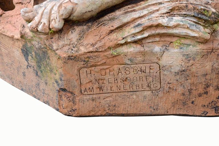 TerraCotta Group of Children, "Allegory of Hunting and Fishing," 19th