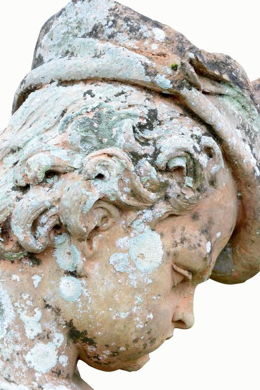 TerraCotta Group of Children, "Allegory of Hunting and Fishing," 19th