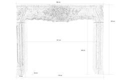 Regency Stone Fireplace, 18th Century