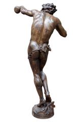 Rare Cast Iron Statue of Bacchus by the Val d'Osne Foundry, 19th Century