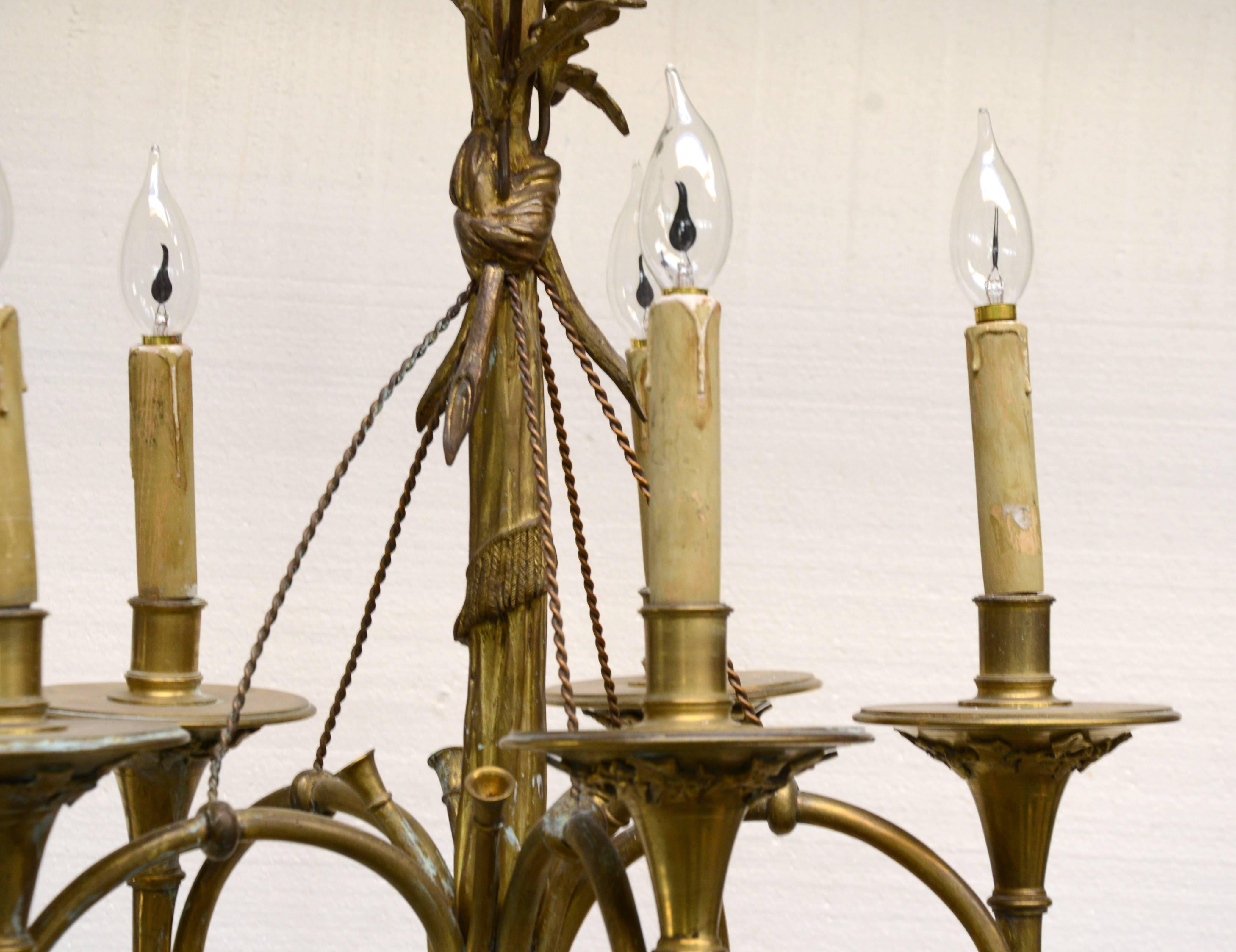 French Louis XVI Style Bronze Candelabra, 19th Century For Sale
