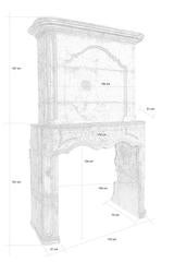 Regency Stone Fireplace, 18th Century