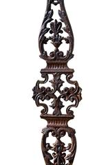 Important Wrought Iron and Cast Iron Balcony, circa 1820