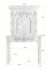 Regency Stone Fireplace, 18th Century