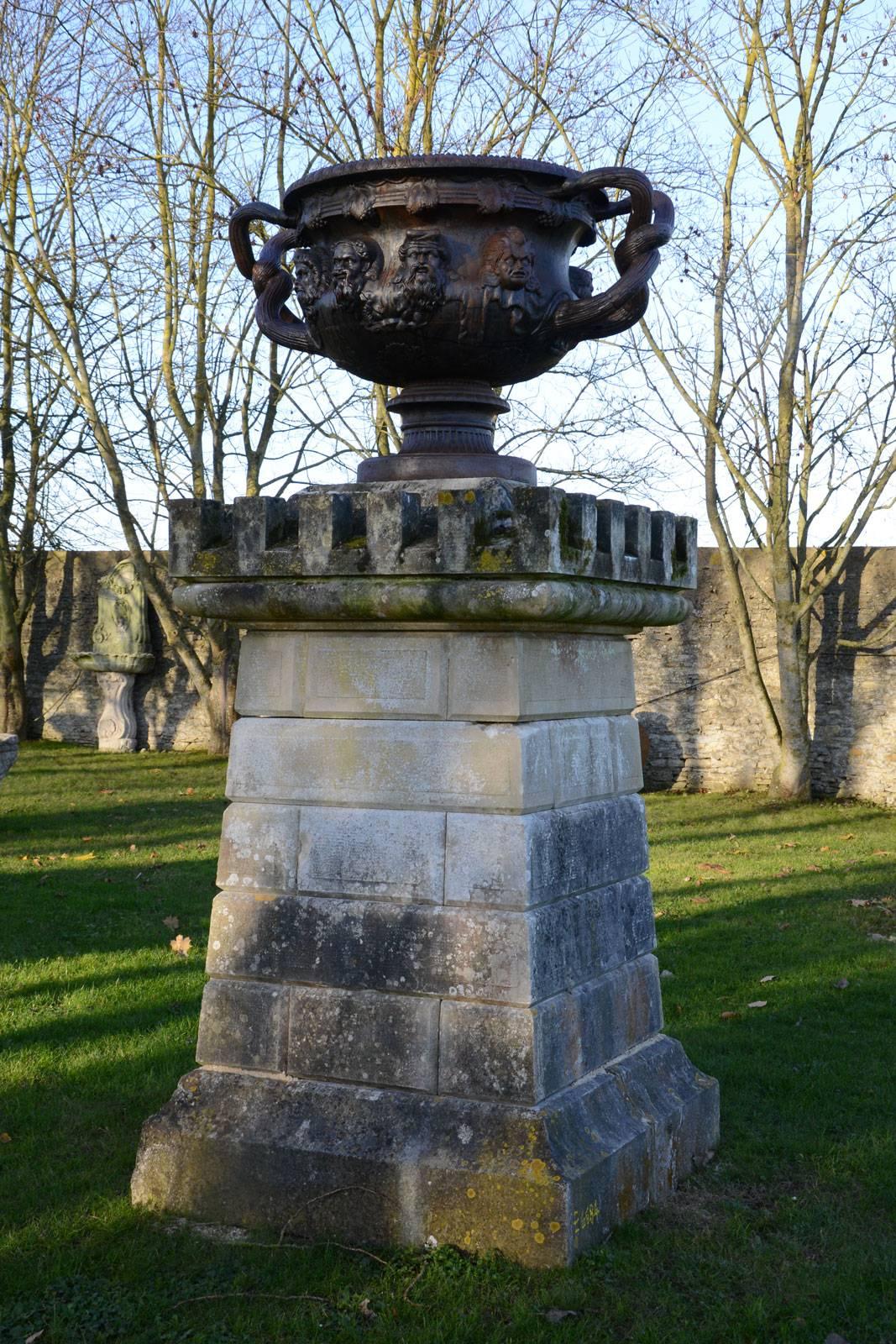 Medieval Style Stone Pedestal, Early 20th Century For Sale 1