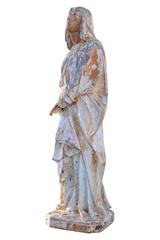 Cast Iron Statue of the Virgin Mary in Mater Dolorosa, 19th Century