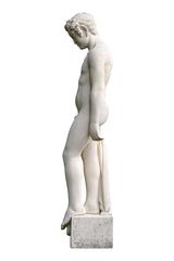 Stone Statue of Fauna in the Style of Alfred Janniot, 20th Century, circa 1930