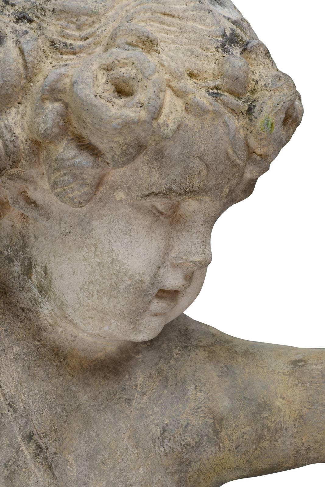 French Statue of Cupid, 19th Century For Sale