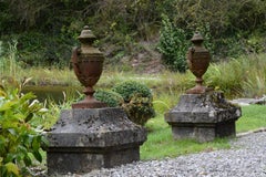 Pair of Pillar in Stone, 19th Century
