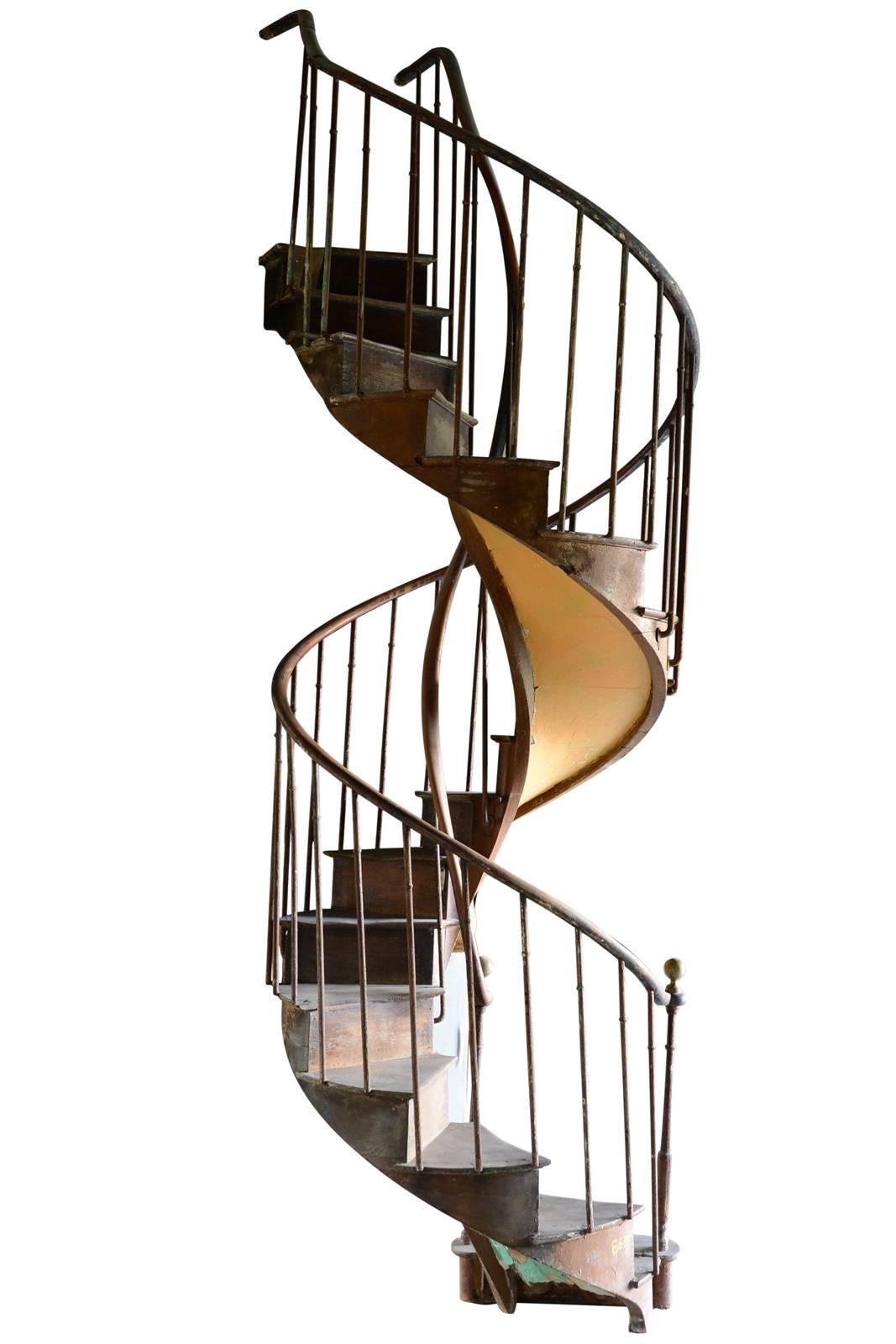 French Spiral Staircase Dated from the 19th Century