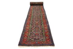 Antique Persian Bibikabad Carpet Runner, Extra Long Persian Runner
