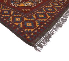 Tappeto afgano vintage con stile tribale moderno