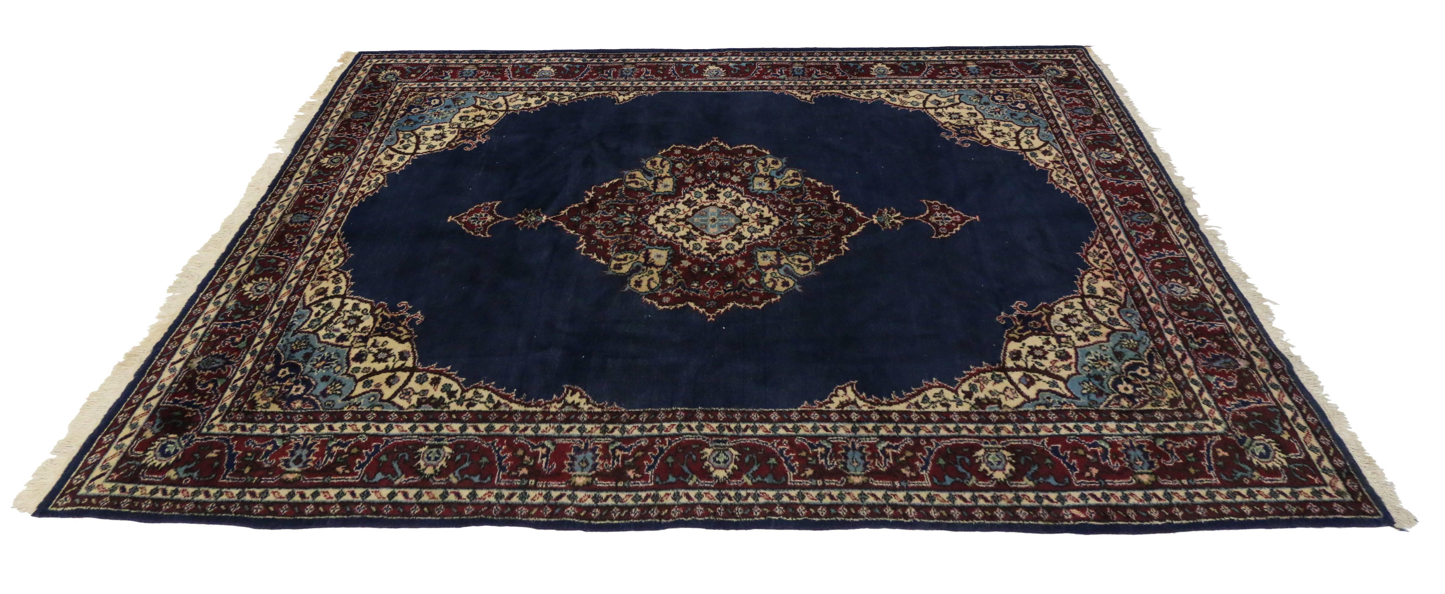 Hand-Knotted Antique Turkish Sparta Rug with Traditional Modern Style