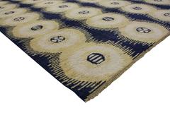 New Contemporary Moroccan Style Rug with Symmetrical Circles and Modern Style