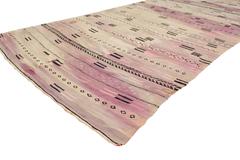 The Heirloom of Two Faces: Reversible Vintage Berber Moroccan Kilim