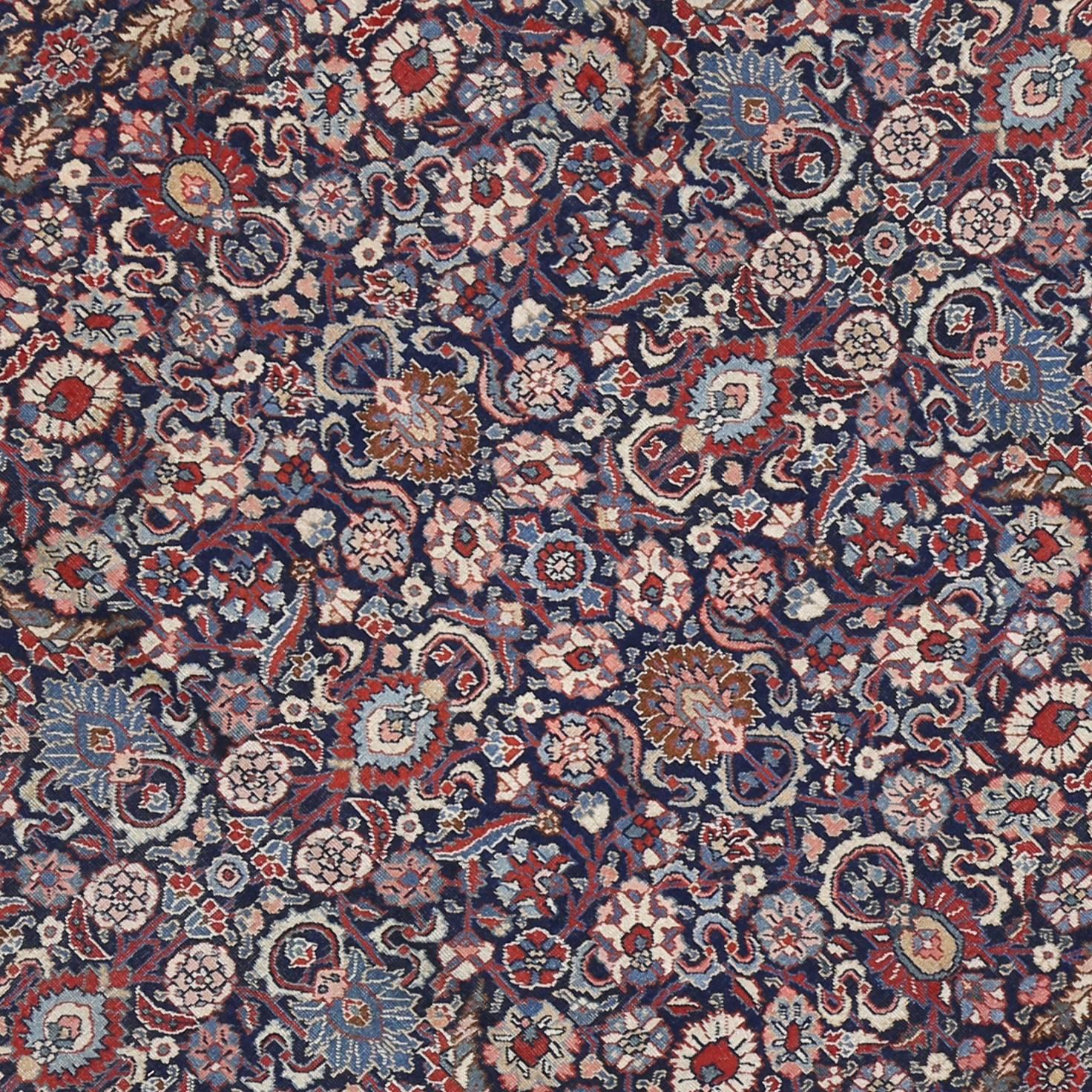 Antiker persischer Täbriz-Teppich im luxuriösen Barockstil (Persisch) im Angebot