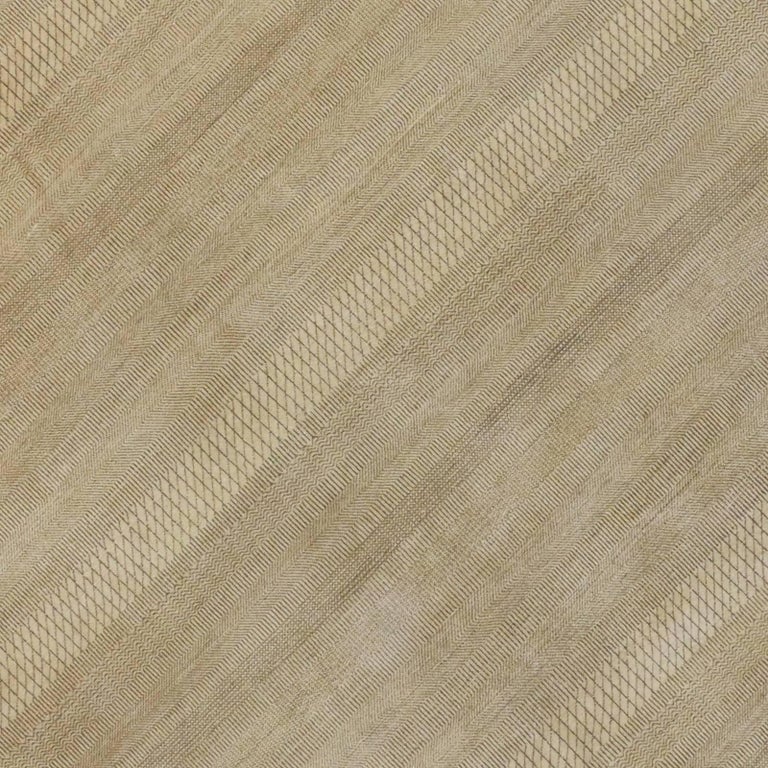 New Modern Transitional Neutral Tan Area Rug with Minimalist ...