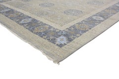 New Transitional Khotan Design Geometric Area Rug