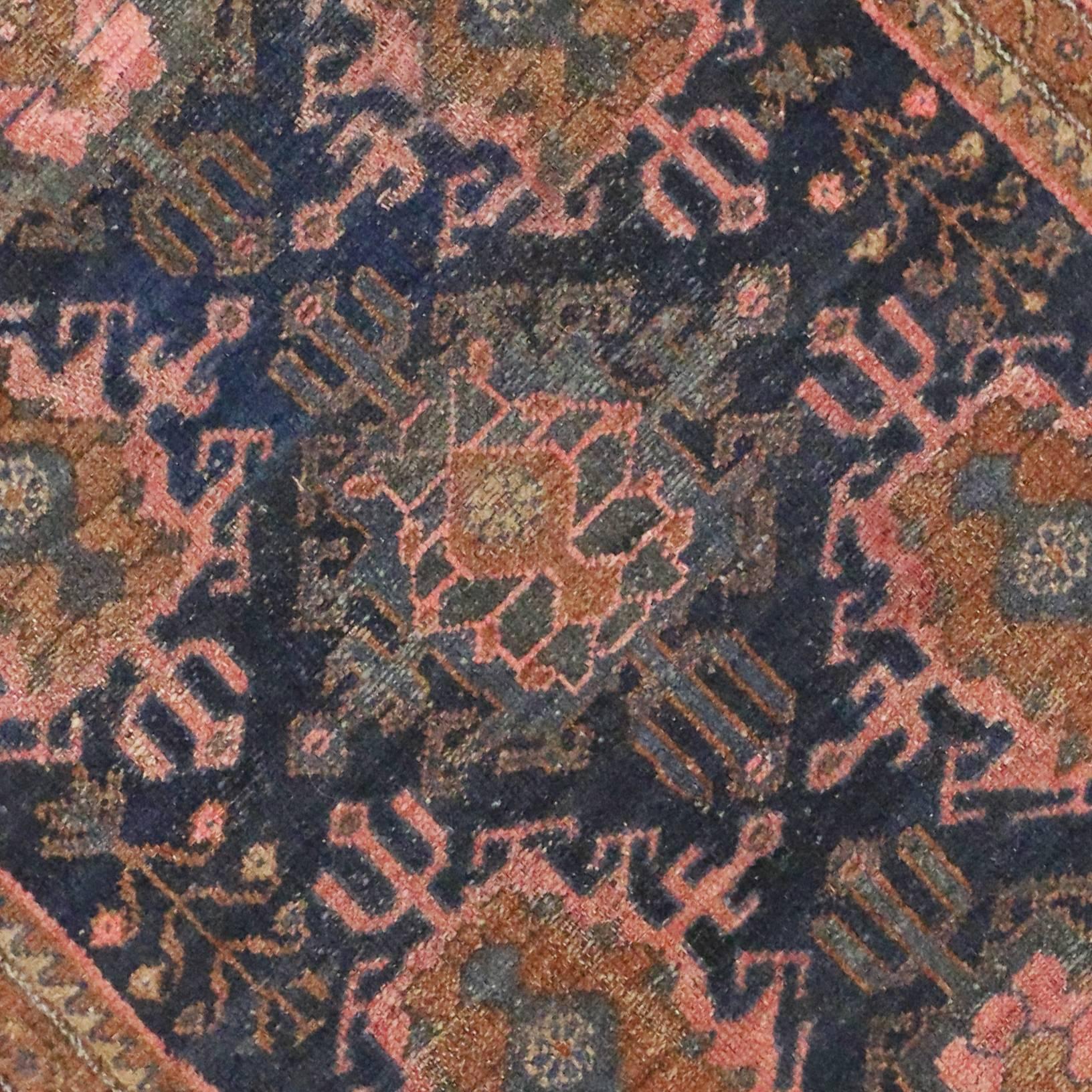 Antique Nahavand Hamadan Persian Rug with Modern Style 5