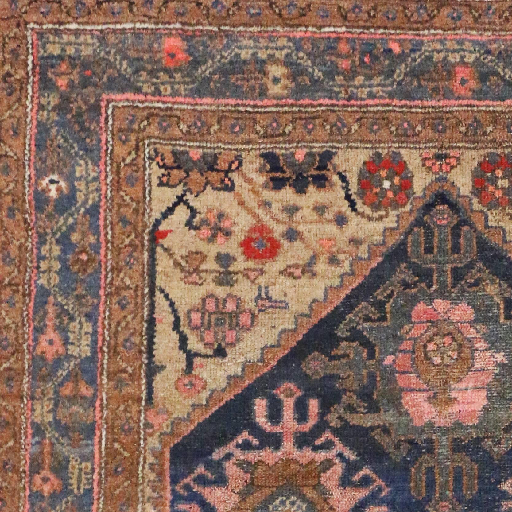 Antique Nahavand Hamadan Persian Rug with Modern Style 8