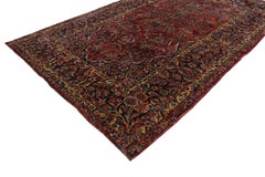 1910's Persian Kashan Vase Carpet with Traditional Style