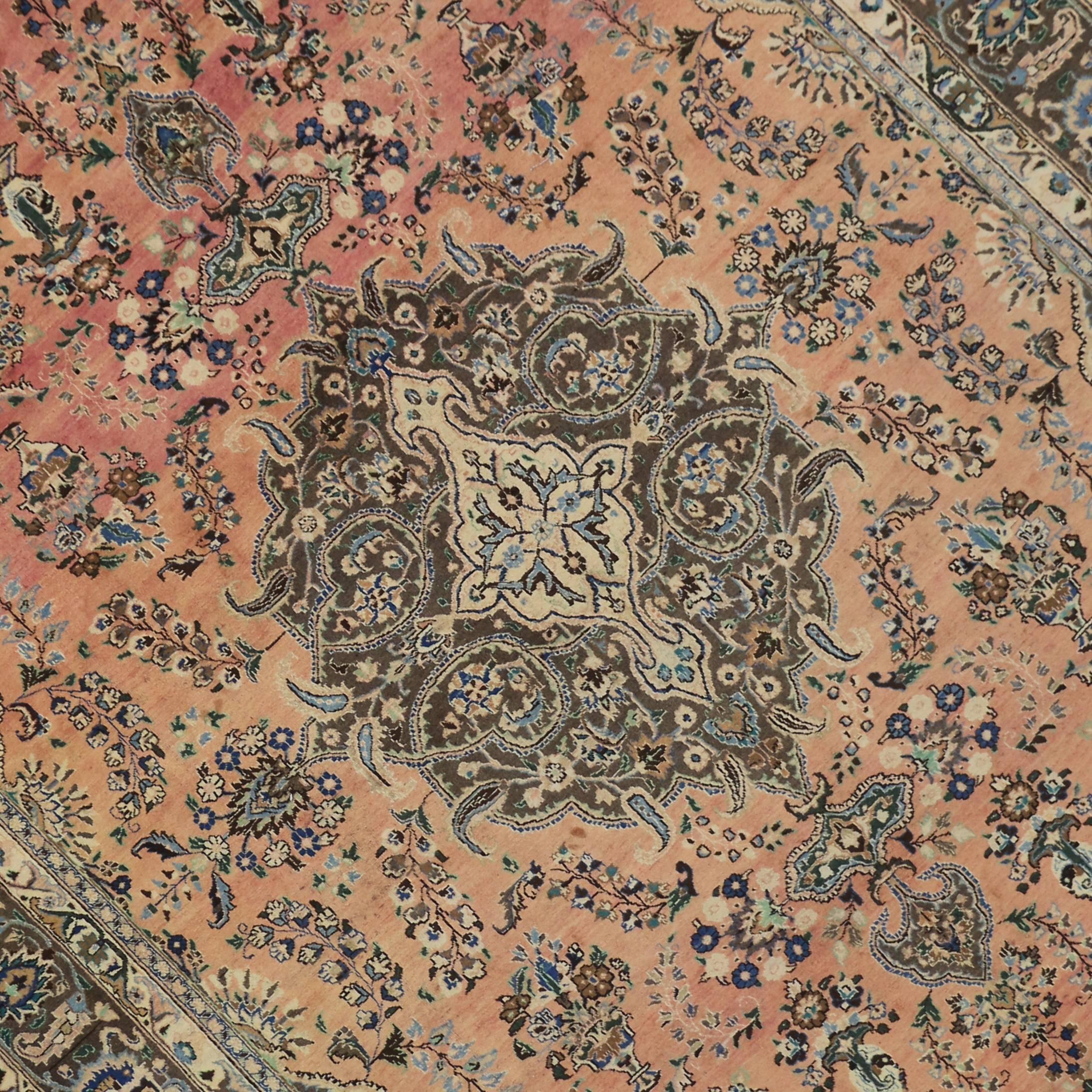 Vintage Khorassan Persian Rug with Traditional Style For Sale 2